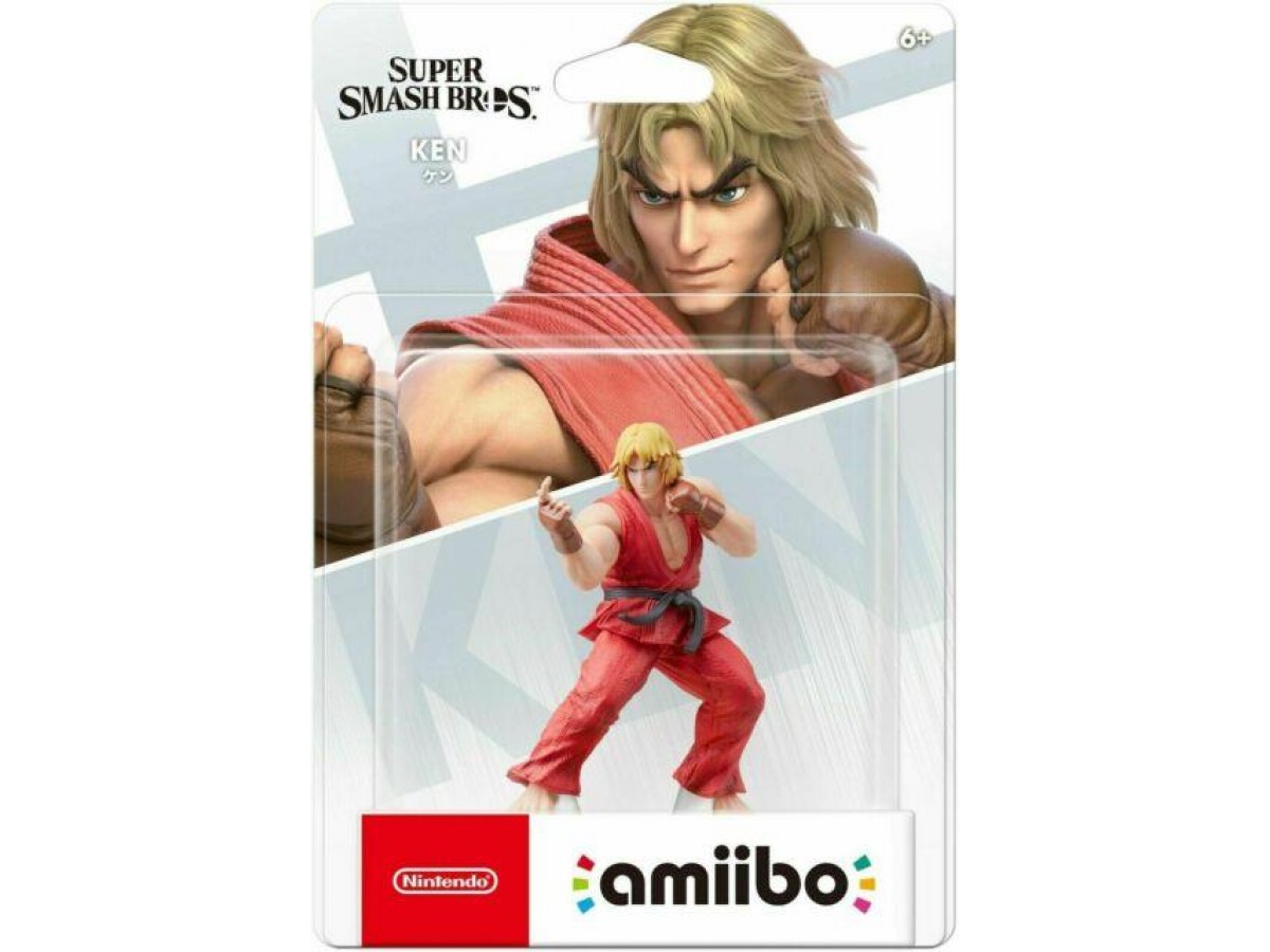 Amiibo Super Smash Bros Street Fighter Ken Figürü