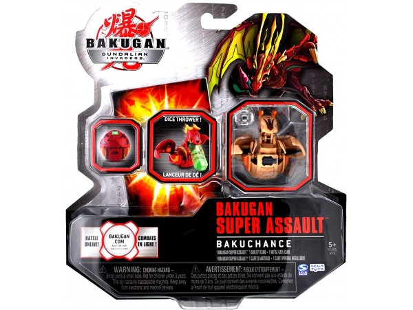 Bakugan Gundalian Invaders Super Assault Series Bakuchance Single Figüre