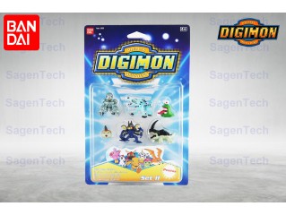 Bandai Digimon 6 Li Mini Set - Seri 2 Orjinal Ürün