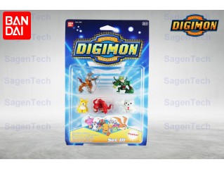 Bandai Digimon 6 Li Mini Set - Seri 3 Orjinal Ürün