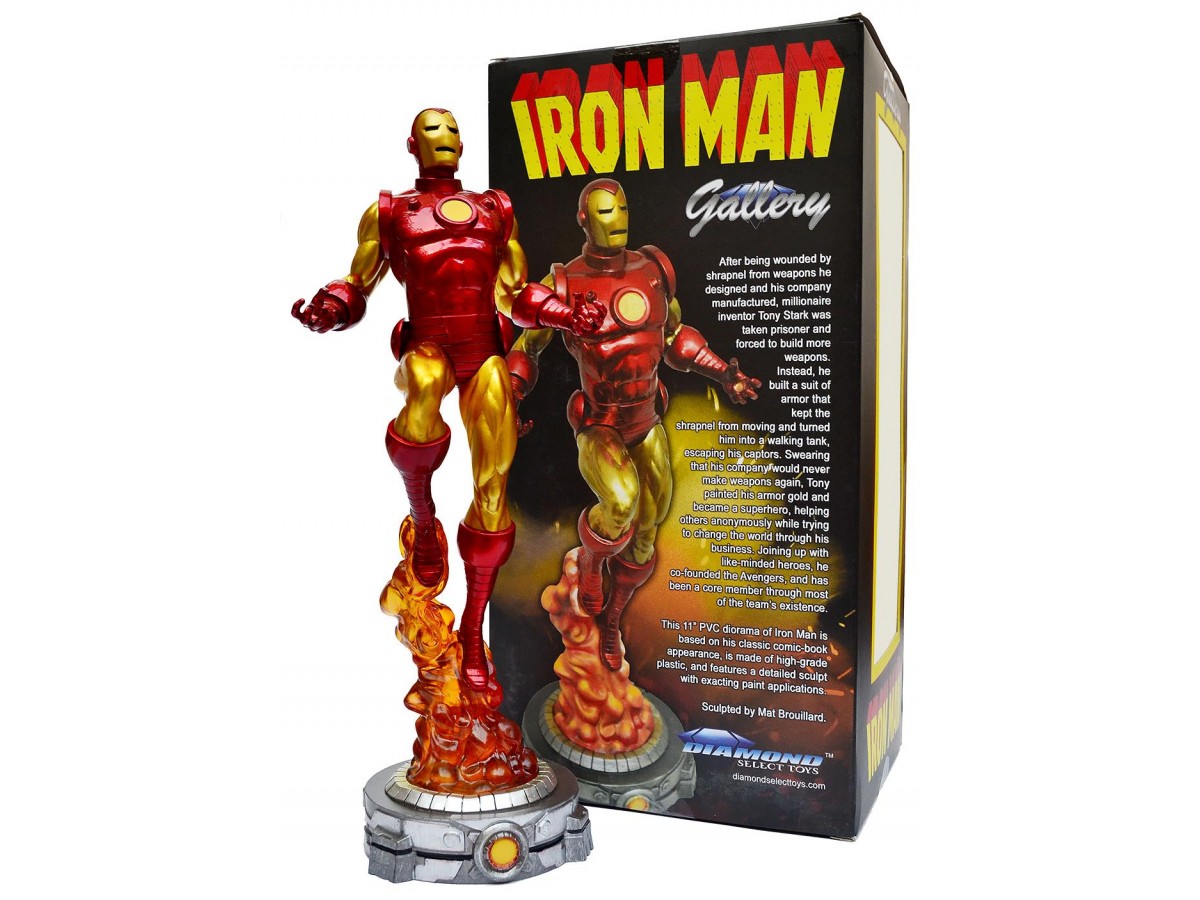 Diamond Gallery - Marvel Classic Iron Man PVC Statue Heykel (28cm)