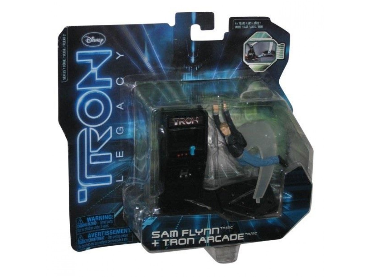 Disney Tron Legacy Sam Flynn + Tron Arcade Action Figüre