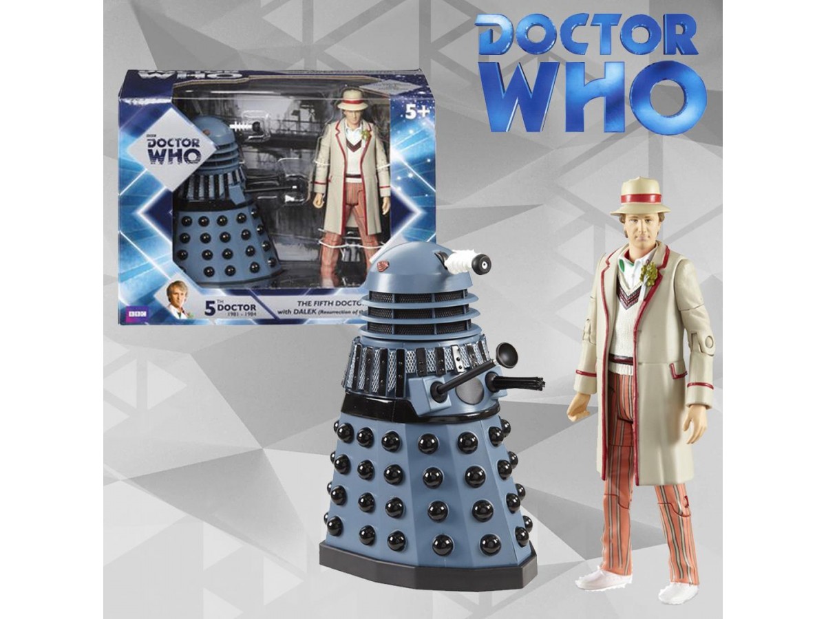 Doctor Who 5th Doctor With Dalek (resurrectione Of The Daleks)- Underground Toys