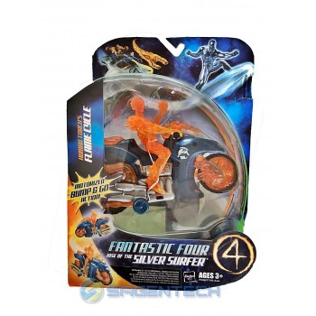 Fantastic Four Vehicle Set - Torch's Flame Cycle Figür 20 Cm Hasbro