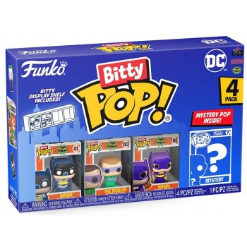 Funko Bitty Pop 4'lü Paket Dc - Batman Adam West, The Riddler, Batgirl