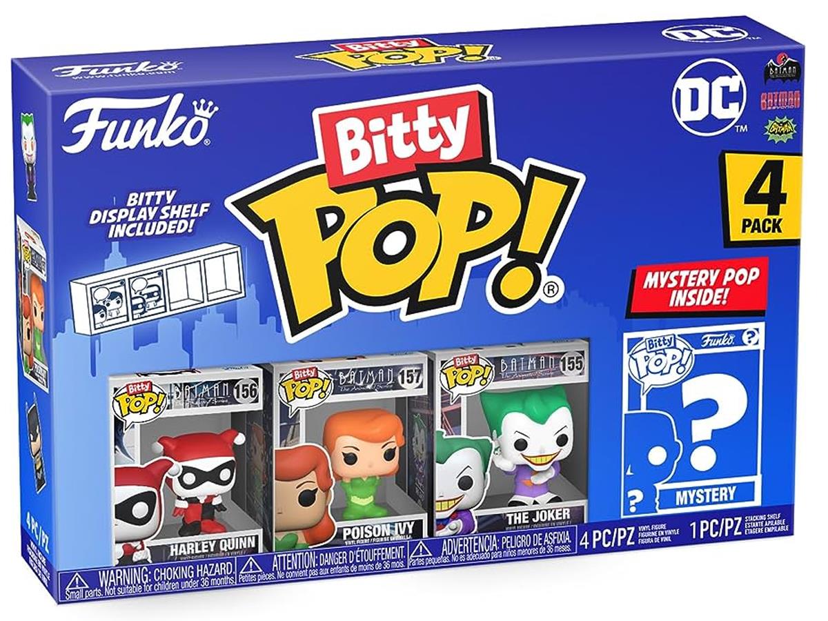 Funko Bitty Pop 4'lü Paket Dc - Harley Quinn, Poison Ivy, The Joker