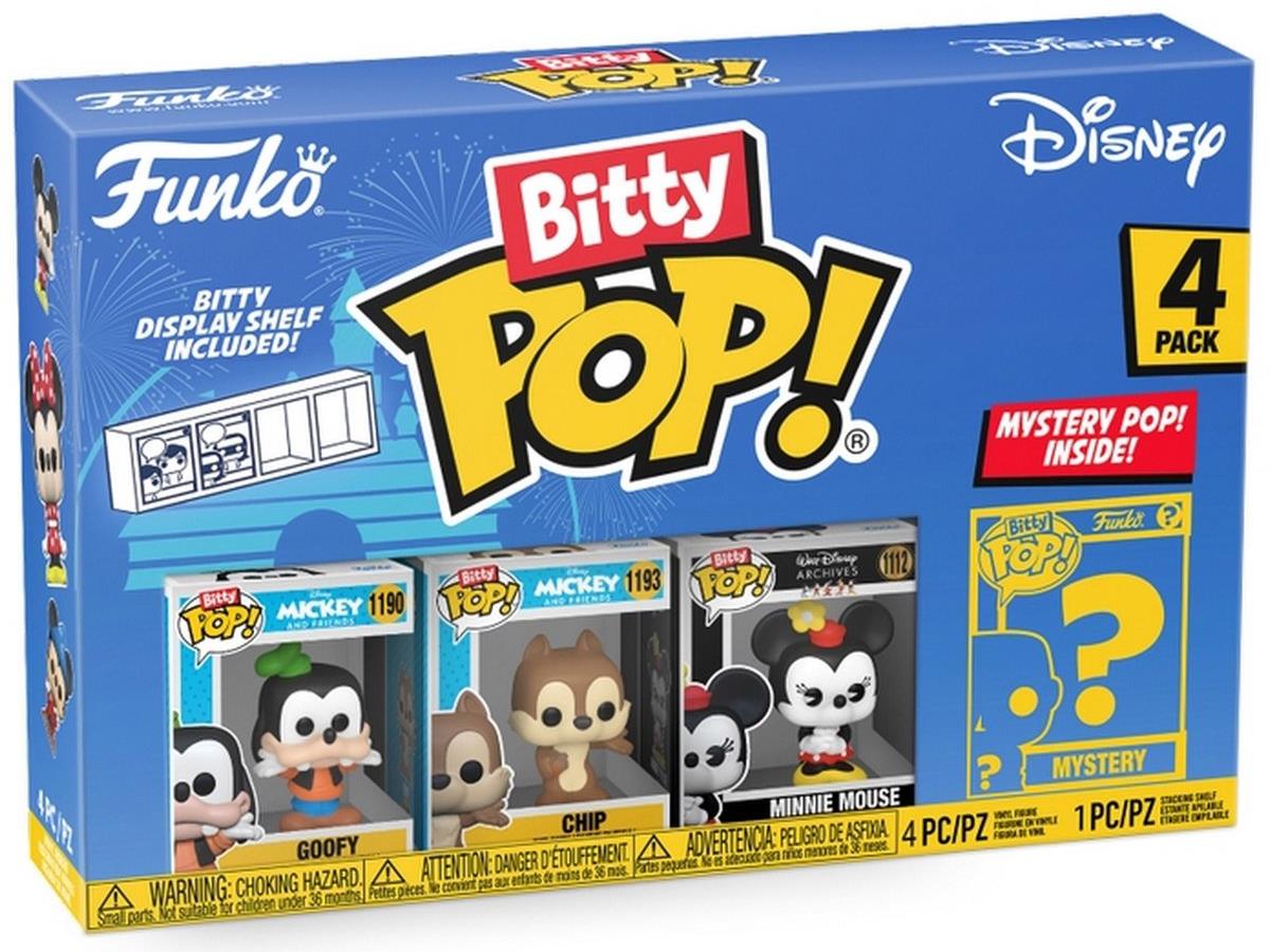 Funko Bitty Pop 4'lü Paket Disney - Goofy, Chip, Minnie Mouse