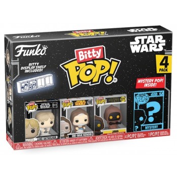 Funko Bitty Pop 4'lü Paket Star Wars - Luke, Obi-Wan, Jawa