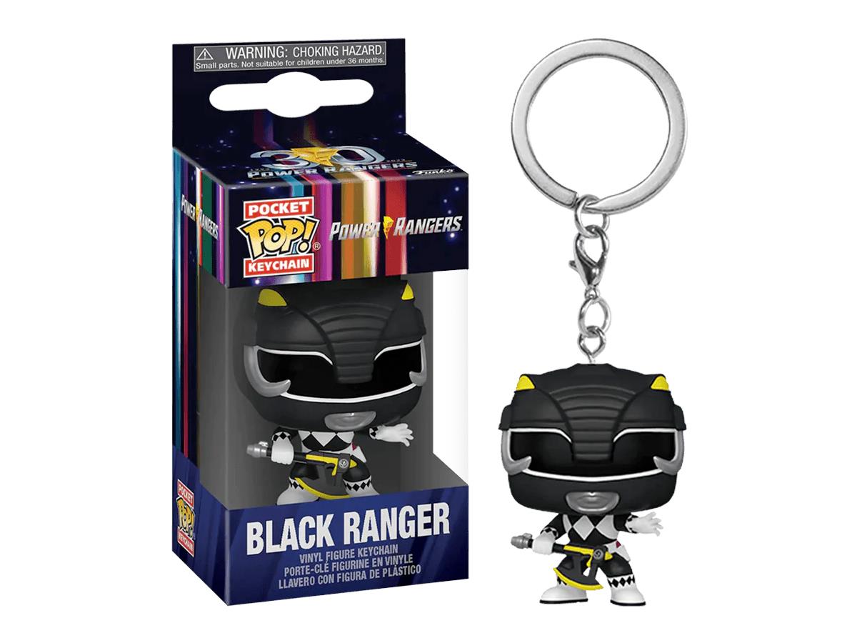 Funko Pocket Pop Power Rangers  - Black Ranger Anahtarlık