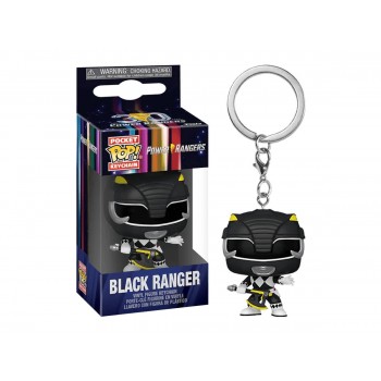 Funko Pocket Pop Power Rangers  - Black Ranger Anahtarlık
