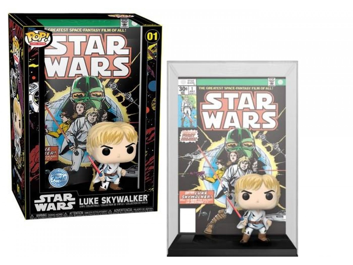 Funko Pop Comic Covers: Disney Star Wars - Luke Skywalker Special Edition No:01 Bobble-Head