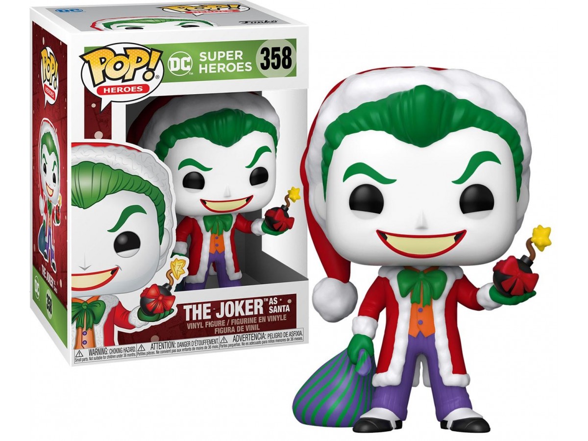 Funko Pop Dc Holiday The Joker As Santa Figürü