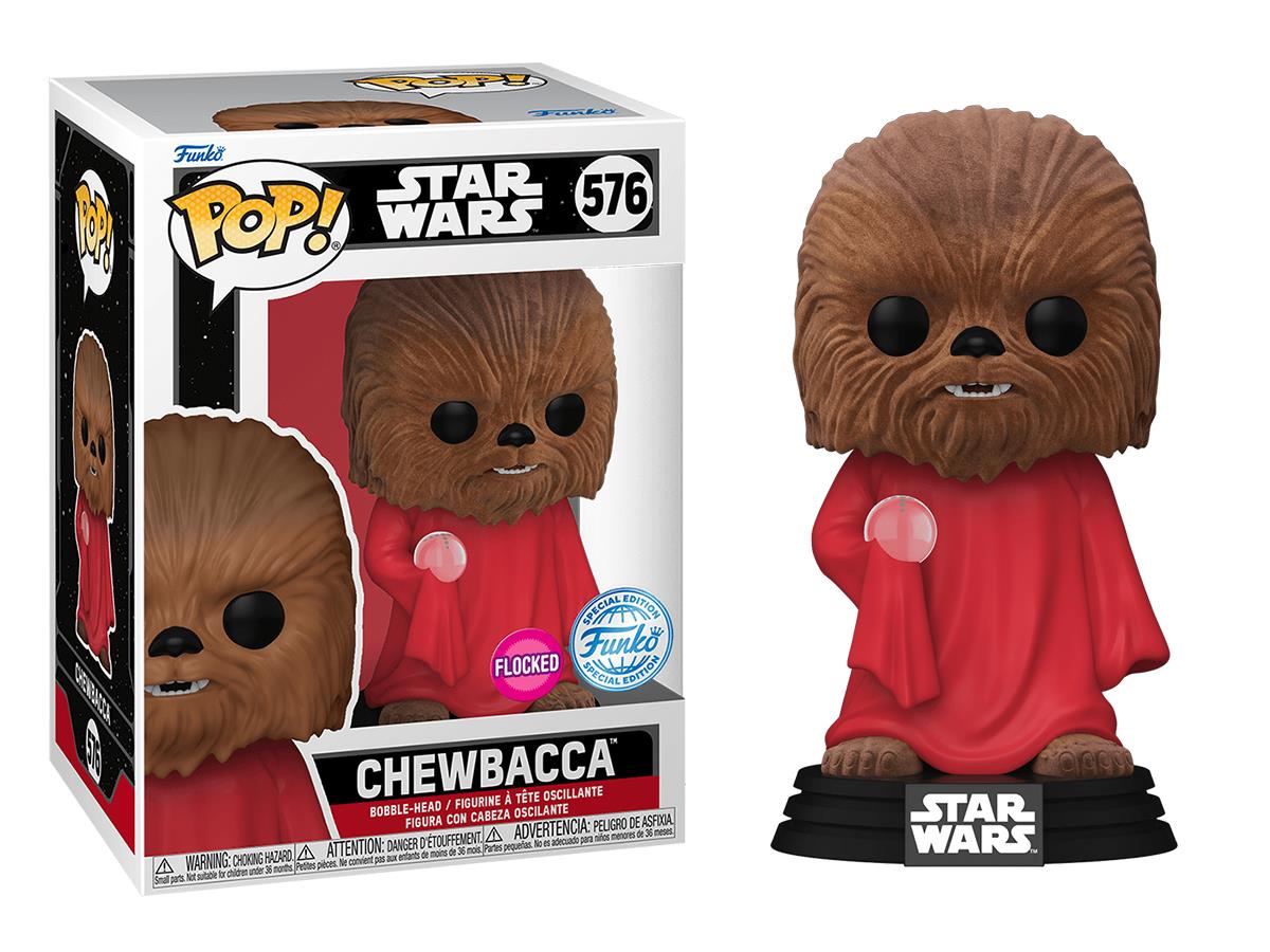 Funko Pop Disney Star Wars - Chewbacca With Robe (flocked) Special Edition No:576 Bobble-Head