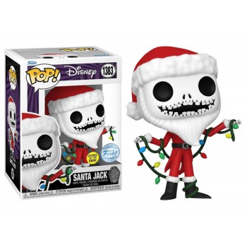 Funko Pop Disney The Nightmare Before Christmas 30th - Santa Jack Glows İn The Dark