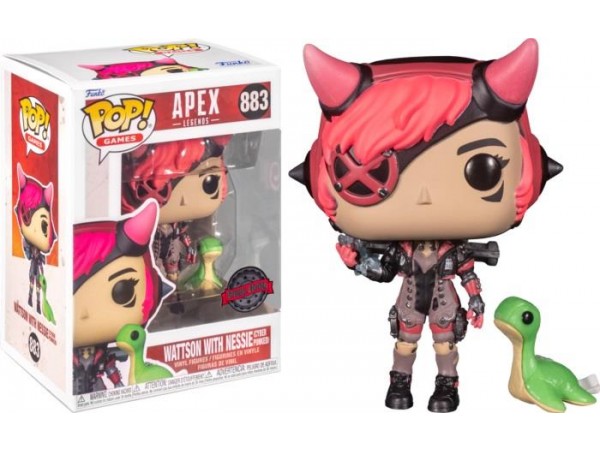 Funko Pop Games: Apex Legends - Wattson with Nessie Cyber Punked Special Edition No:883