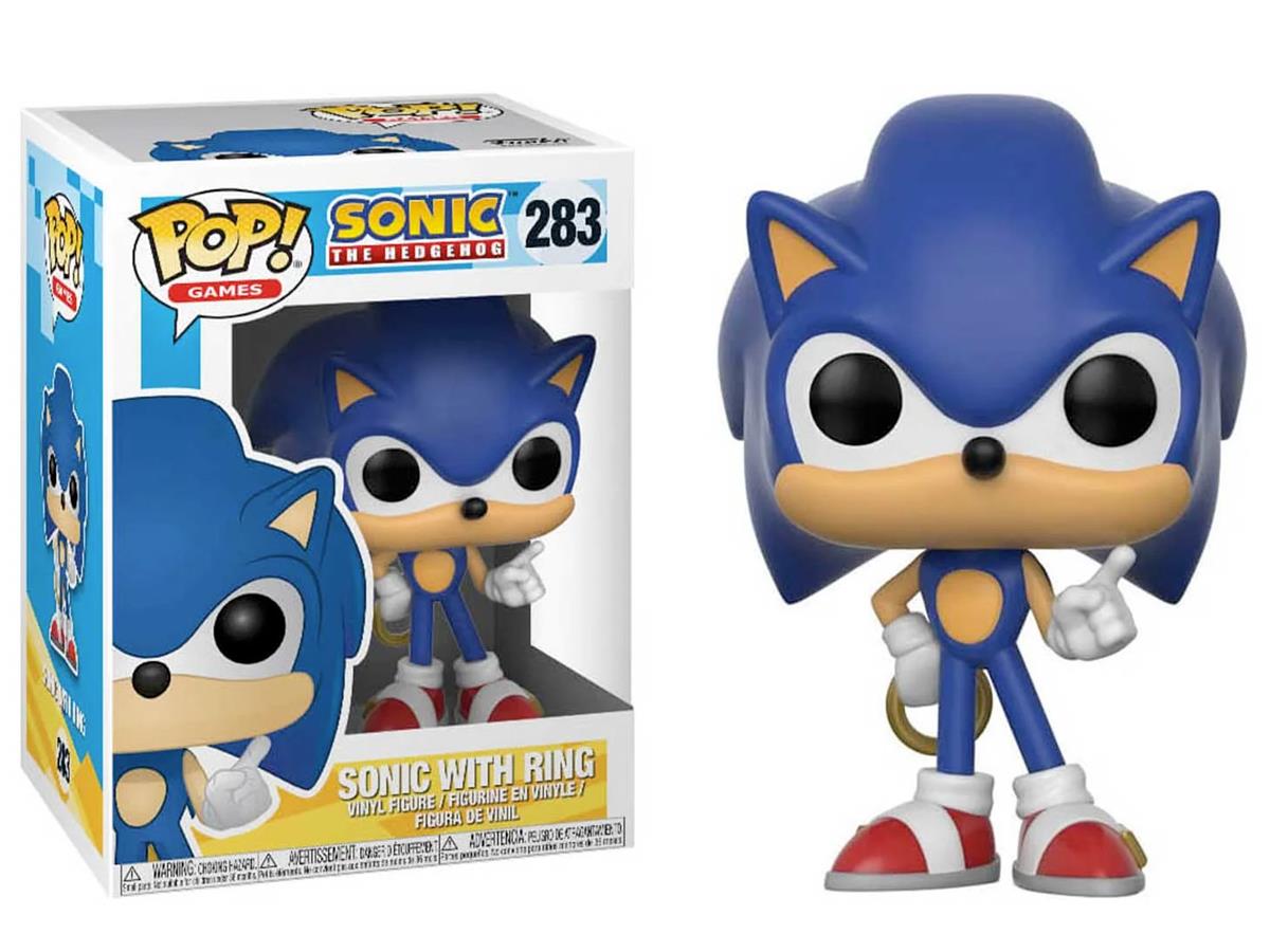 Funko Pop Games: Sonic The Hedgehog - Sonic With Ring No:283