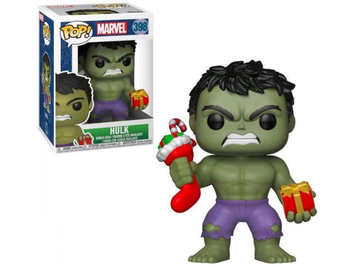 Funko Pop Marvel Holiday Hulk Figürü