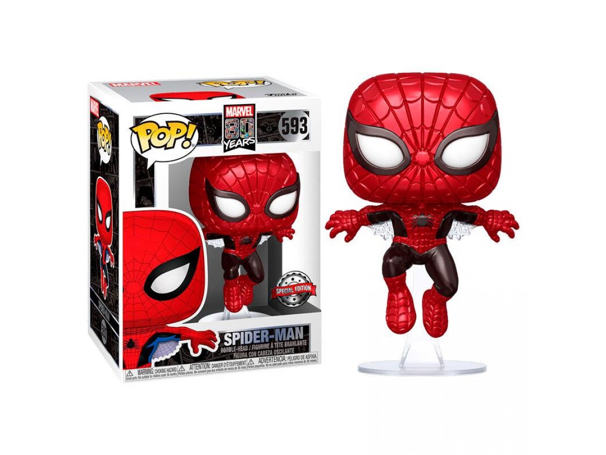 Funko Pop Marvel 80 Years Spider-Man Special Edition Figürü