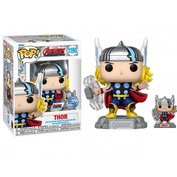 Funko Pop Marvel: Avengers 60th - Comic Thor With Pin Special Edition No:1190
