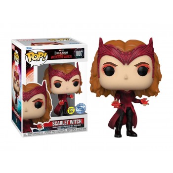 Funko Pop Marvel: Doctor Strange İn The Multiverse Of Madness - Scarlet Witch Glows Special No:1007