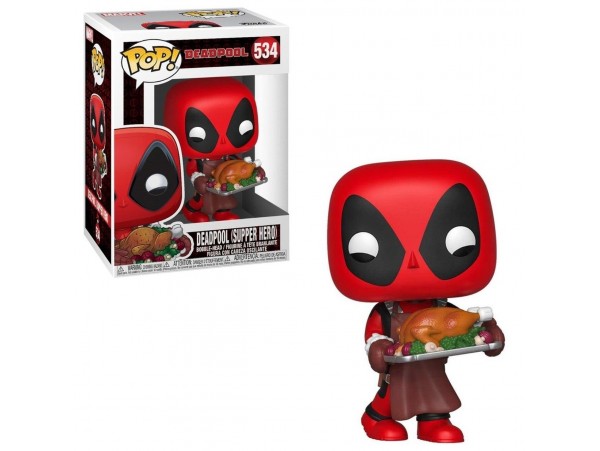Funko Pop Marvel Holiday Deadpool Supper Hero