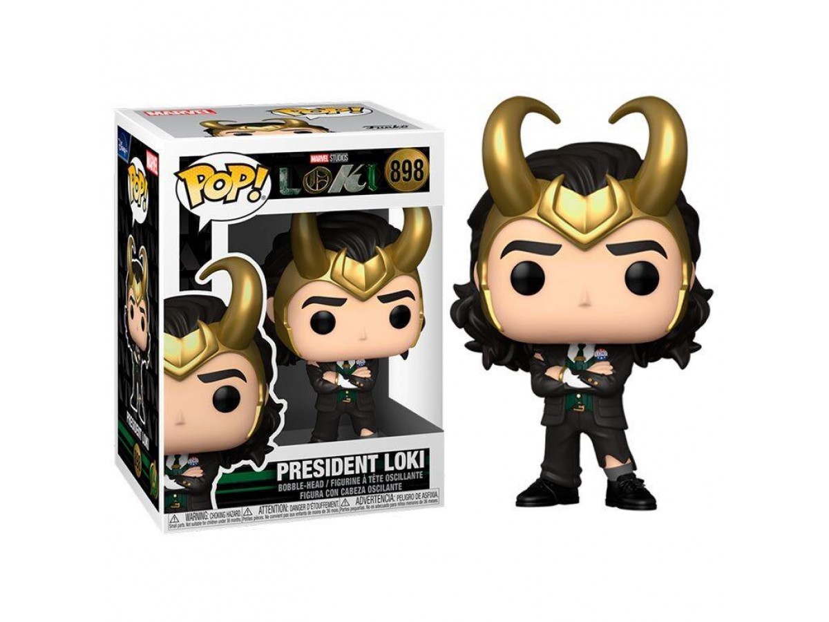 Funko Pop Marvel Loki - President Loki Figürü