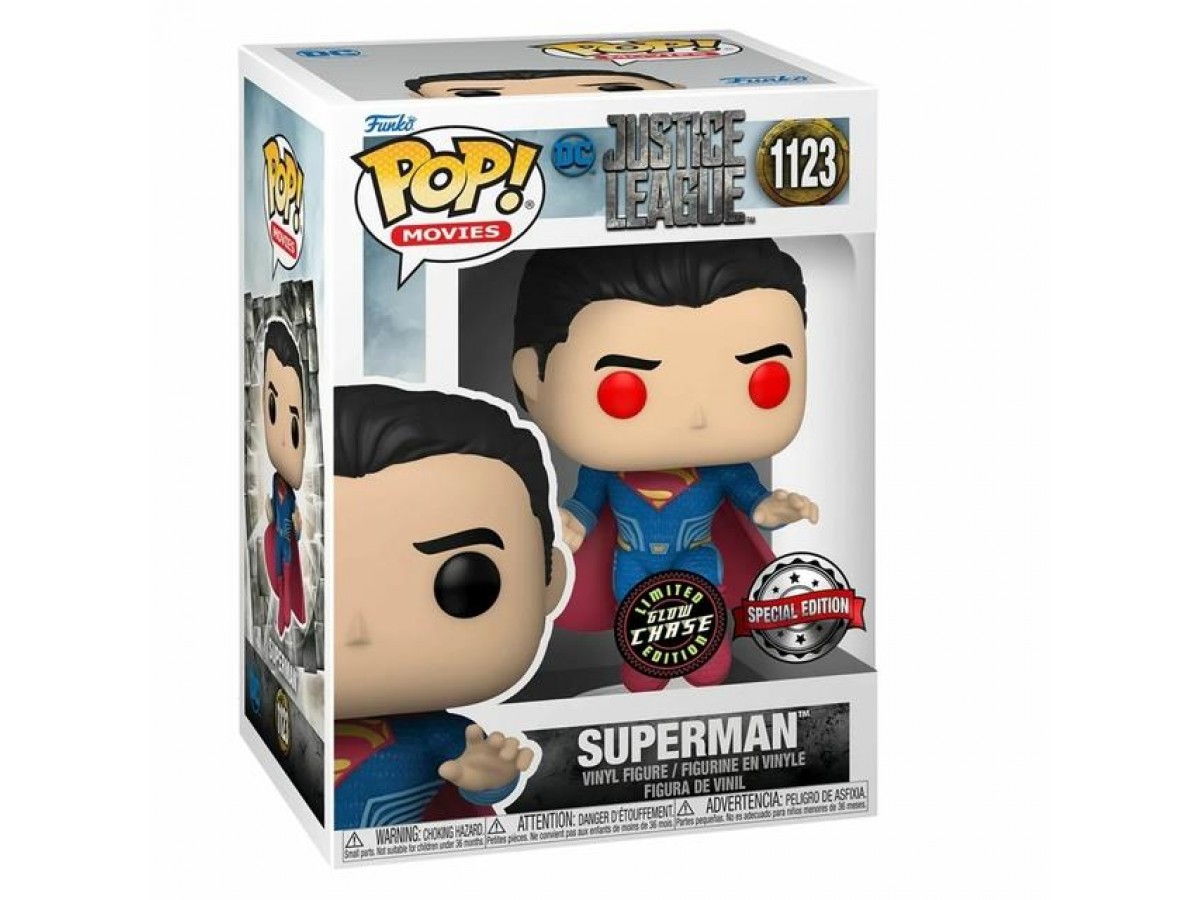 Funko Pop Movies DC: Justice League - Superman Special Chase Limited Edition No:1123
