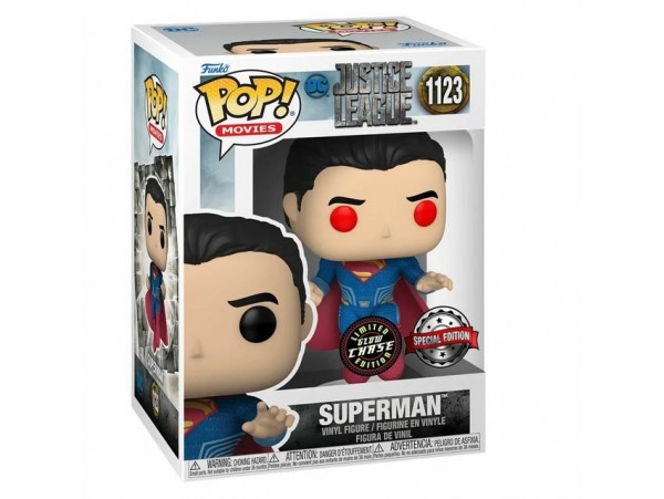 Funko Pop Movies DC: Justice League - Superman Special Chase Limited Edition No:1123