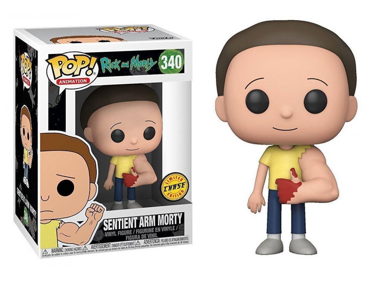 Funko Pop Rick And Morty Sentient Arm Morty Chase Limited Edition