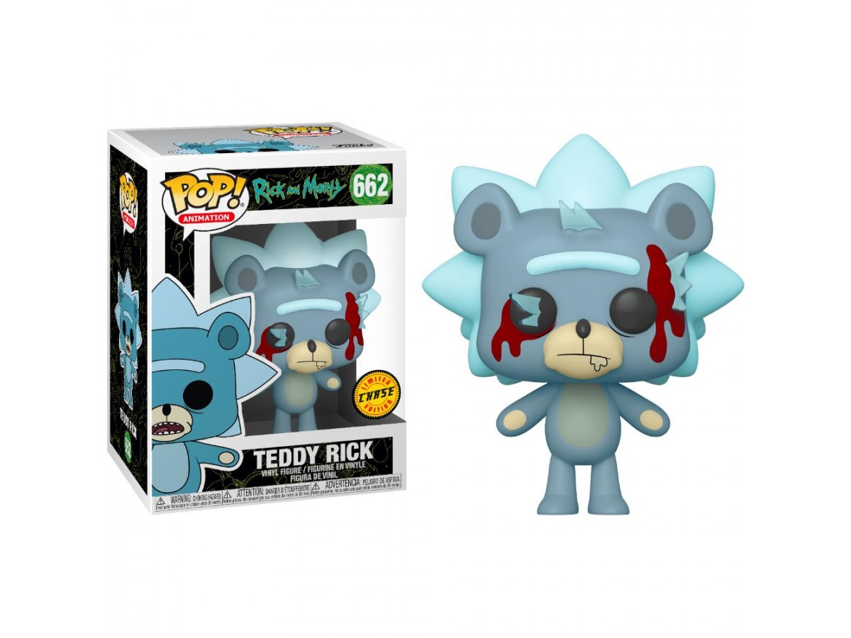 Funko Pop Rick And Morty Teddy Rick Chase Limited Edition