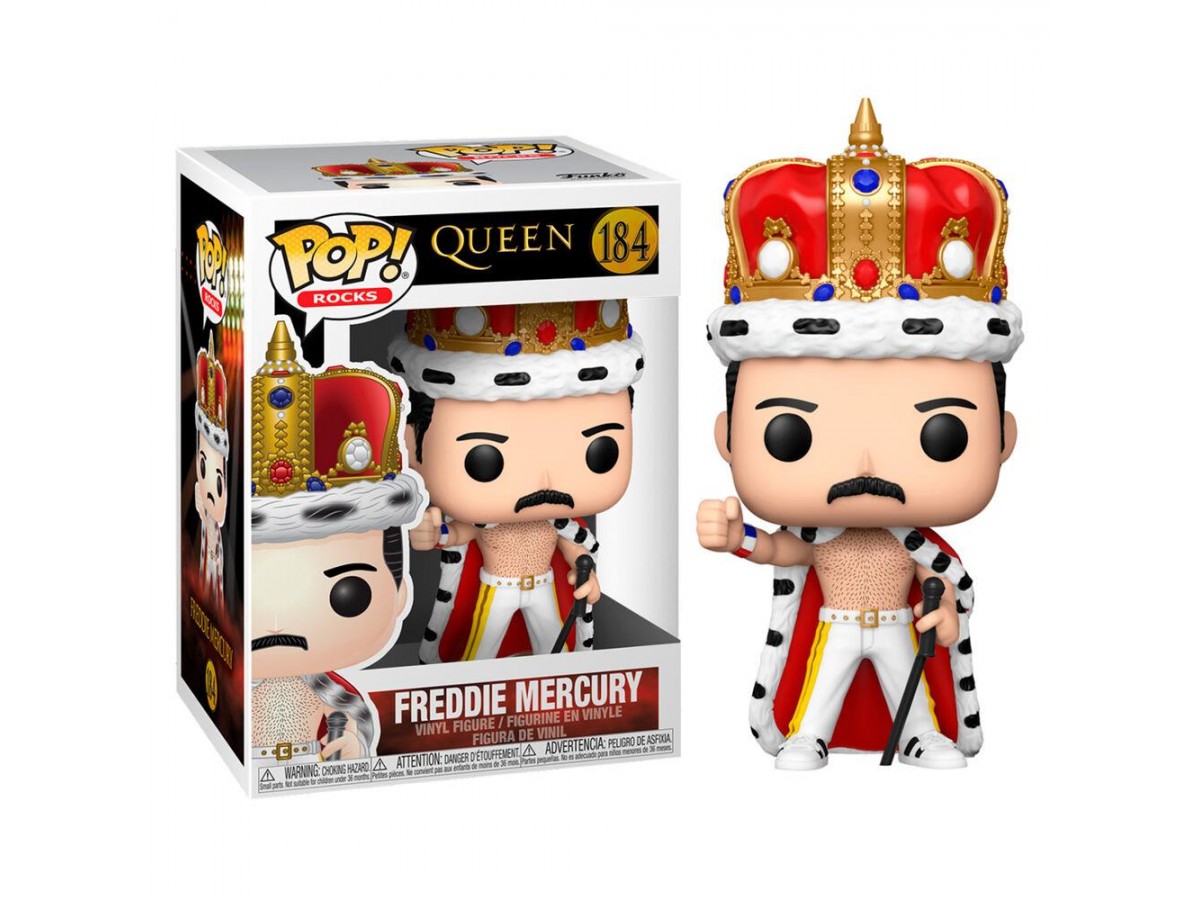 Funko Pop Rock Queen Freddie Mercury King Figürü