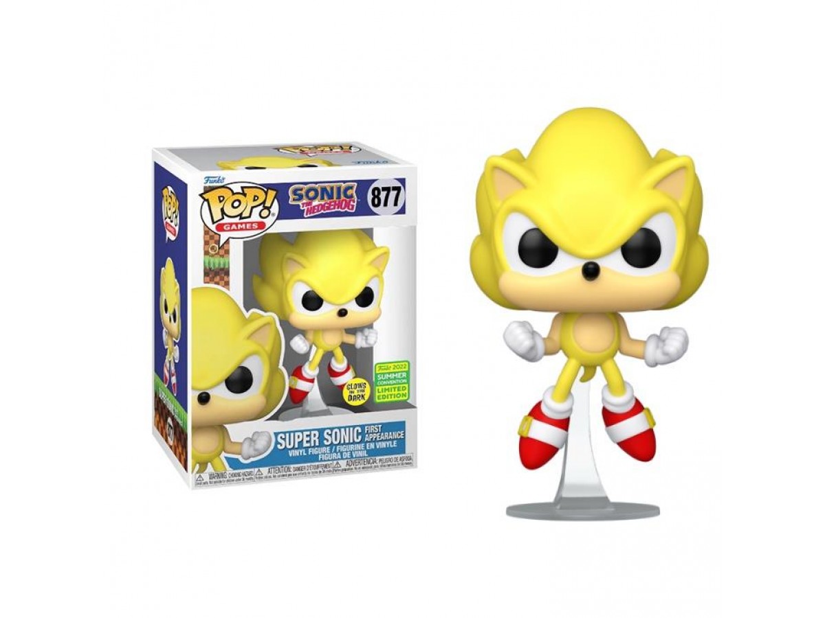 Funko Pop: Sonic The Hedgehog - Super Sonic First Appearance Convention Limited Edition No:877