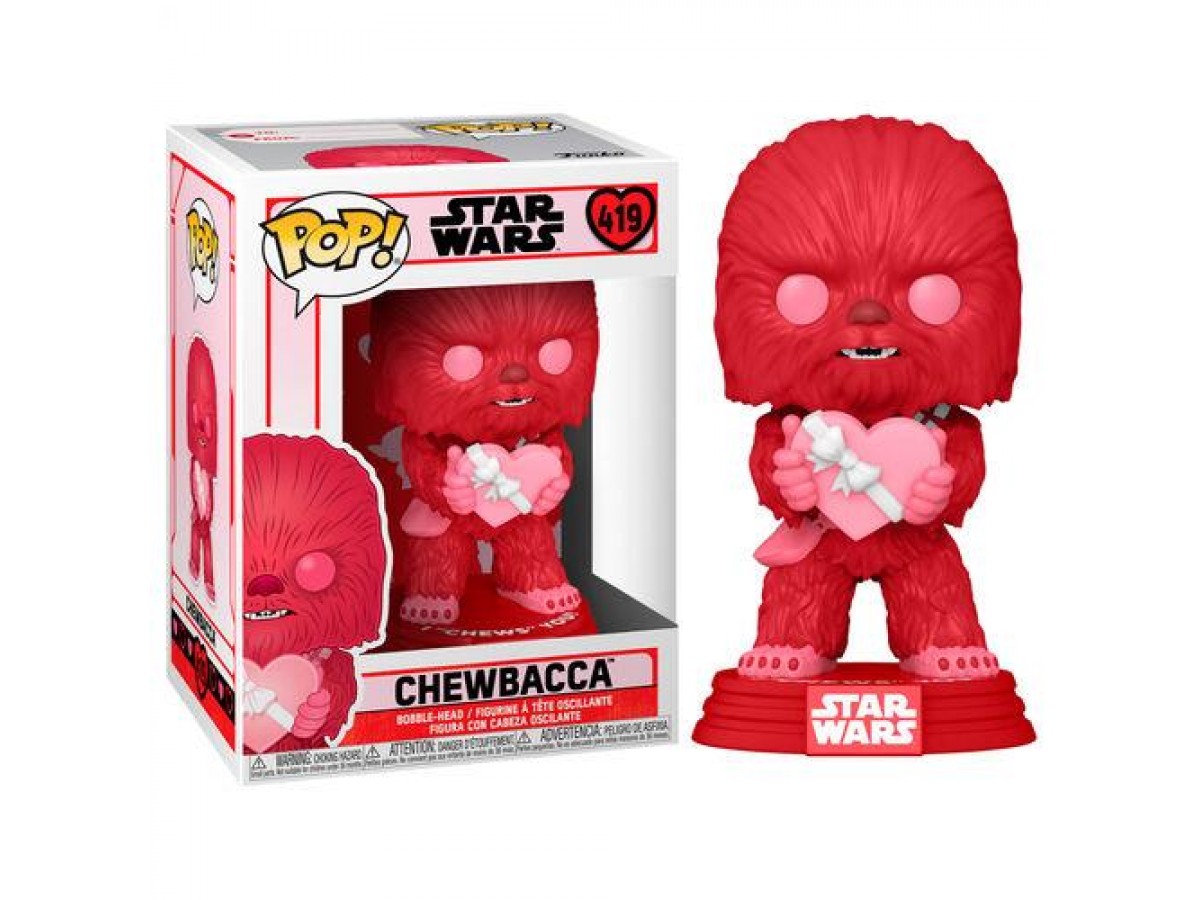 Funko Pop Star Wars Valentines Cupid Chewbacca Figürü