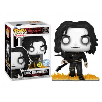 Funko Pop The Crow - Eric Draven With Crow Glows İn The Dark Special Edition No:1429