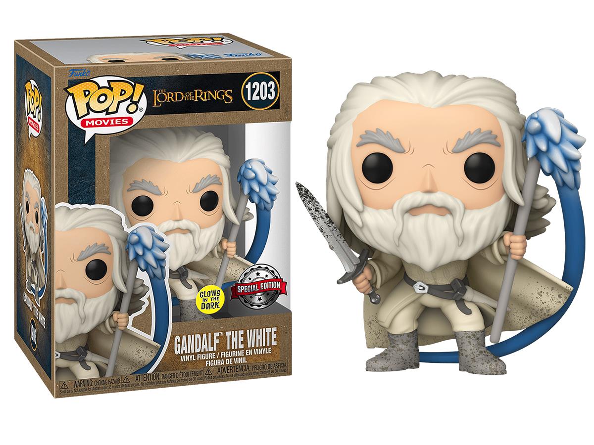 Funko Pop The Lord Of The Rings Gandalf The White Glows Special Edit.
