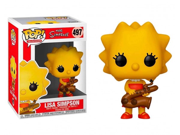 Funko Pop The Simpsons - Lisa Simpson Saxophone Figürü