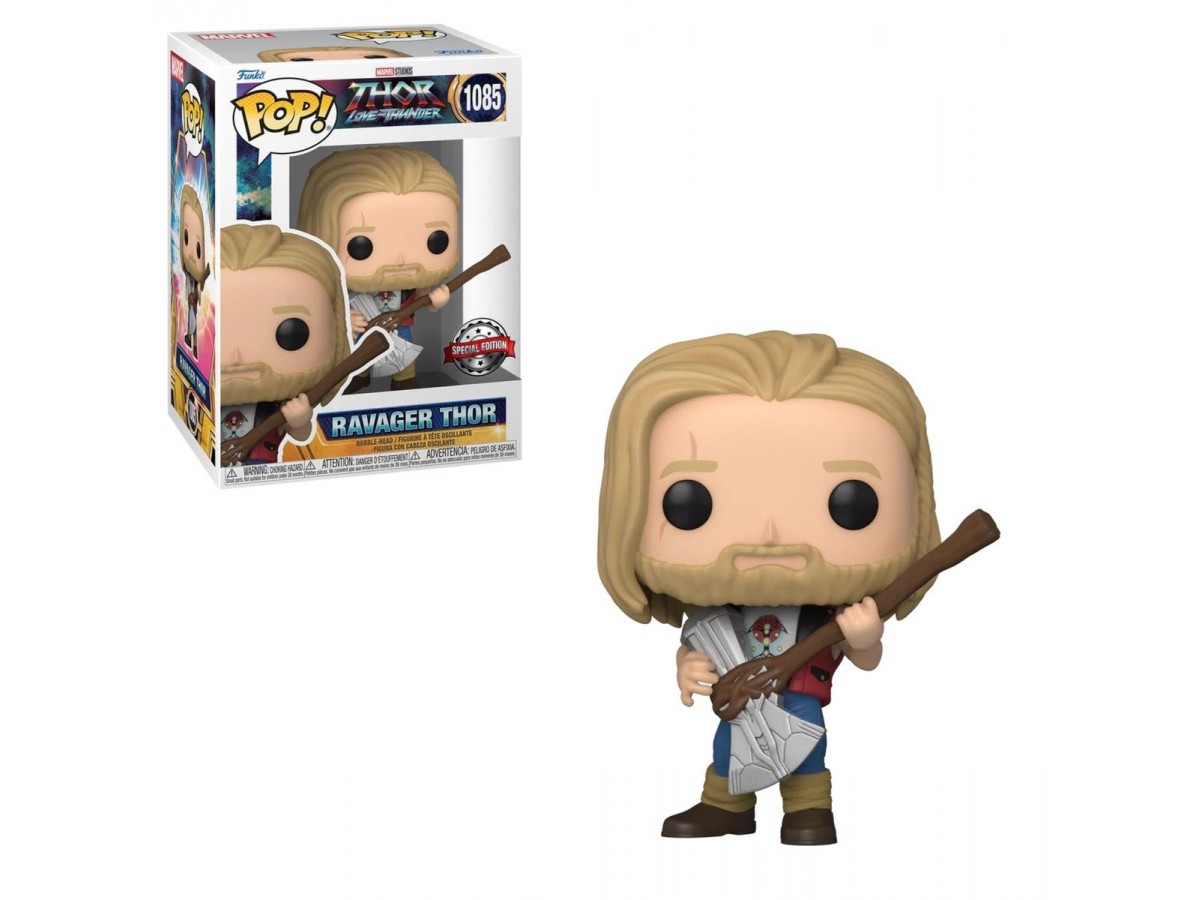Funko Pop : Thor Love and Thunder - Ravager Thor Special Edition No:1085 Bobble-Head