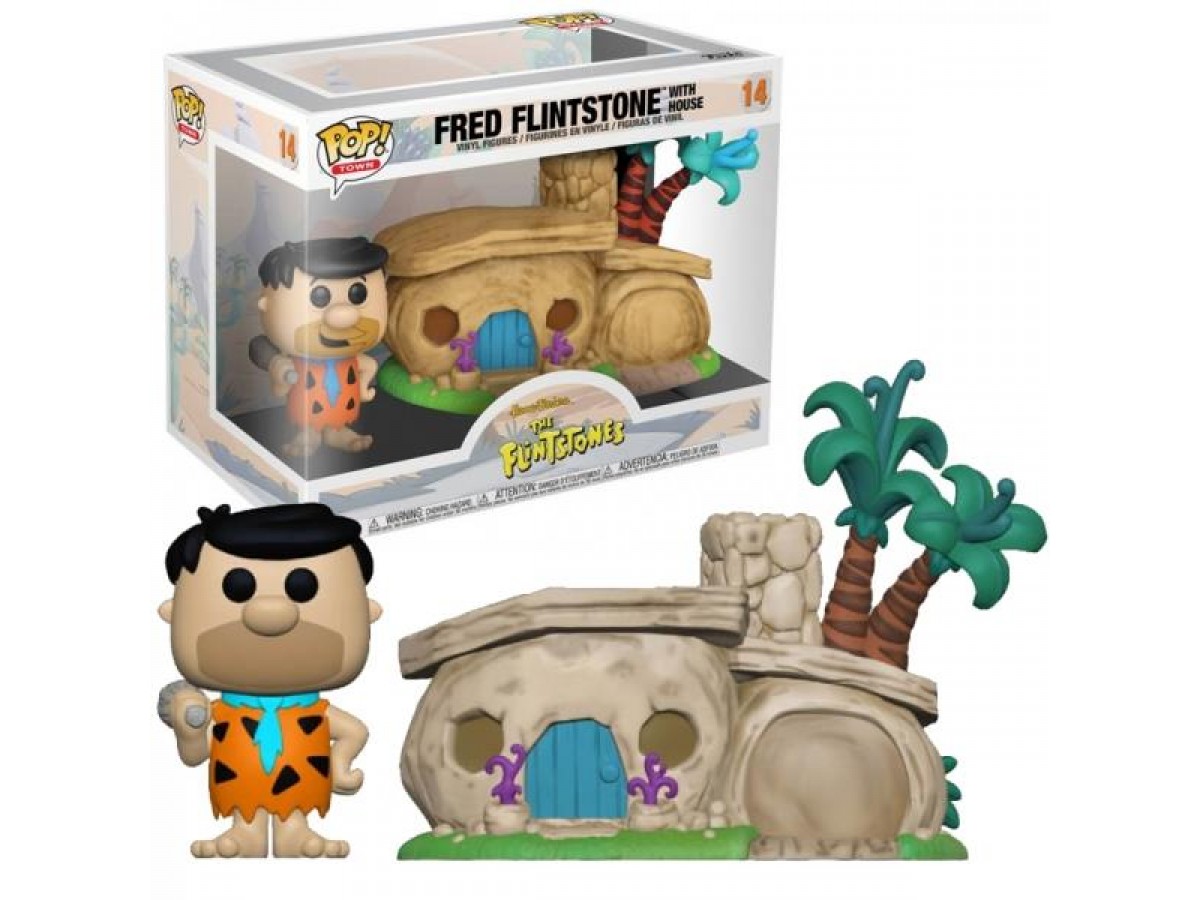Funko Pop Town The Flintstones - Fred Flintstone With House