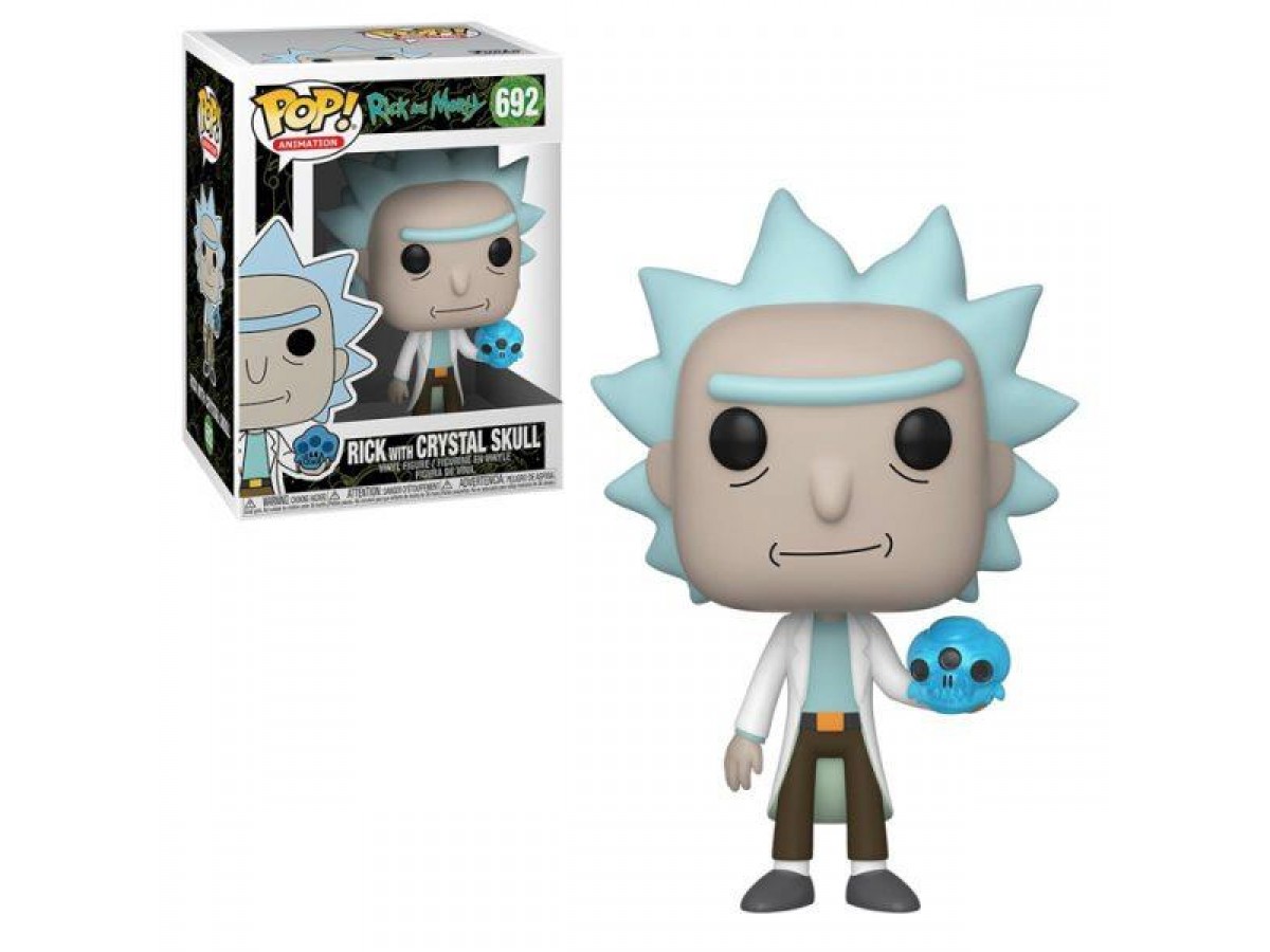 Funko Rick And Morty - Rick With Crystal Skull Figürü