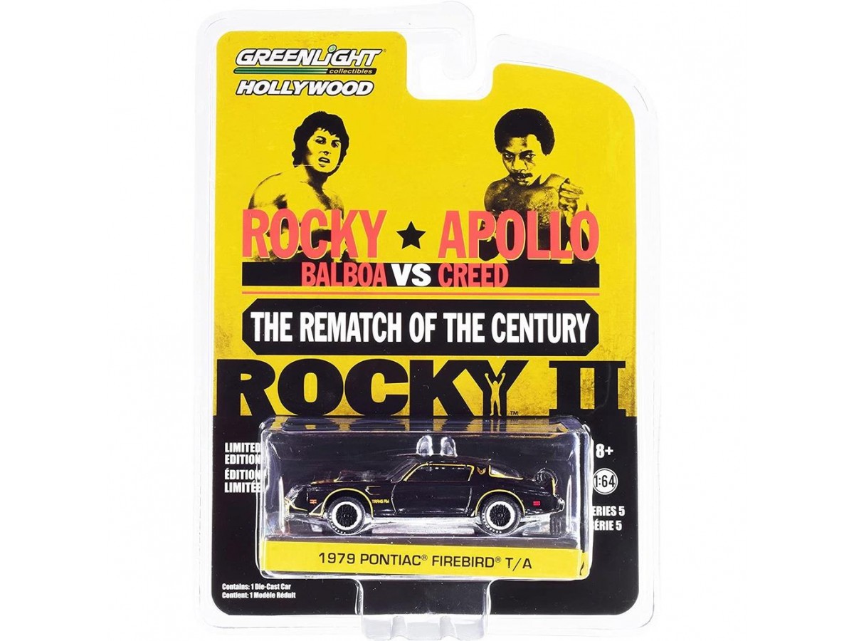 Greenlight Rocky Vs Apollo - Rocky II 1979 Pontiac Firebird 1:64 - 7cm