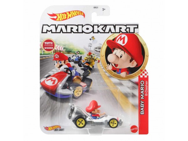 Hot Wheels Mario Kart - Baby Mario - B-Dasher