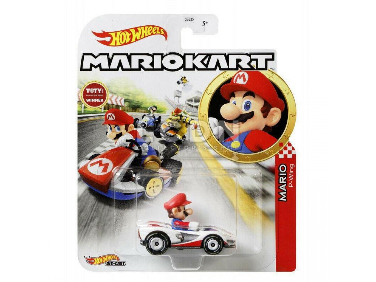 Hot Wheels Mario Kart - Mario - P-Wing