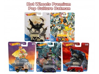 Hot Wheels Premium Pop Culture Batman 5'li Set