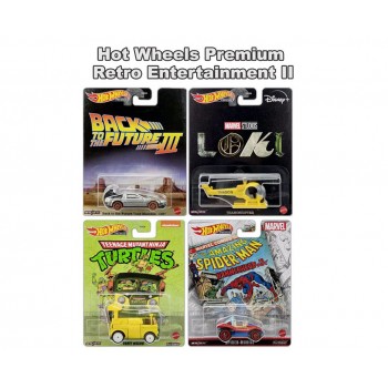 Hot Wheels Premium Retro Entertainment II Serisi 4'lü Set