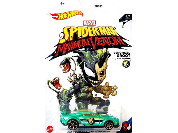 Hot Wheels Venomized Spider-Man Maximum Venom Groot