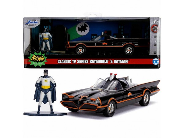 Jada Batman Classic Tv Series Batmobile & Batman 1:32 14cm