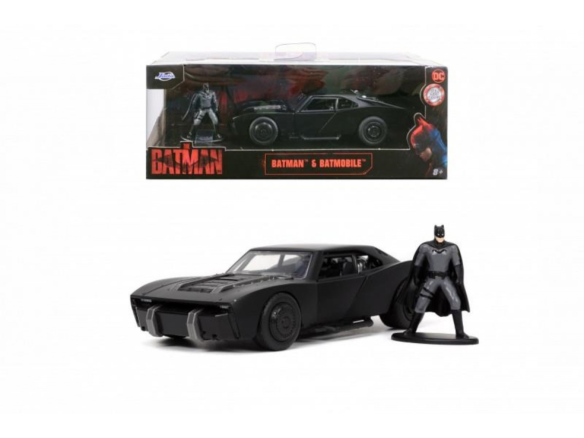 Jada The Batman Batmobile & Batman 2022 1:32 Model Araba 14cm