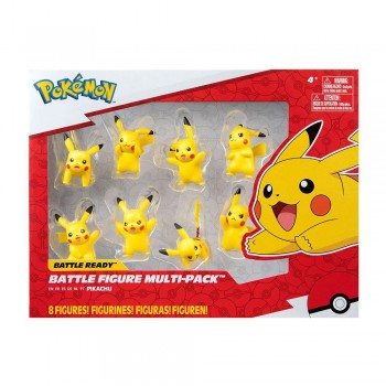 Jazwares Pokemon Battle Multi-Pack 8 Figür Pikachu