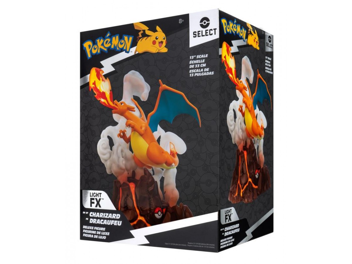 Jazwares Pokemon - Charizard Light FX Deluxe Figür 33cm