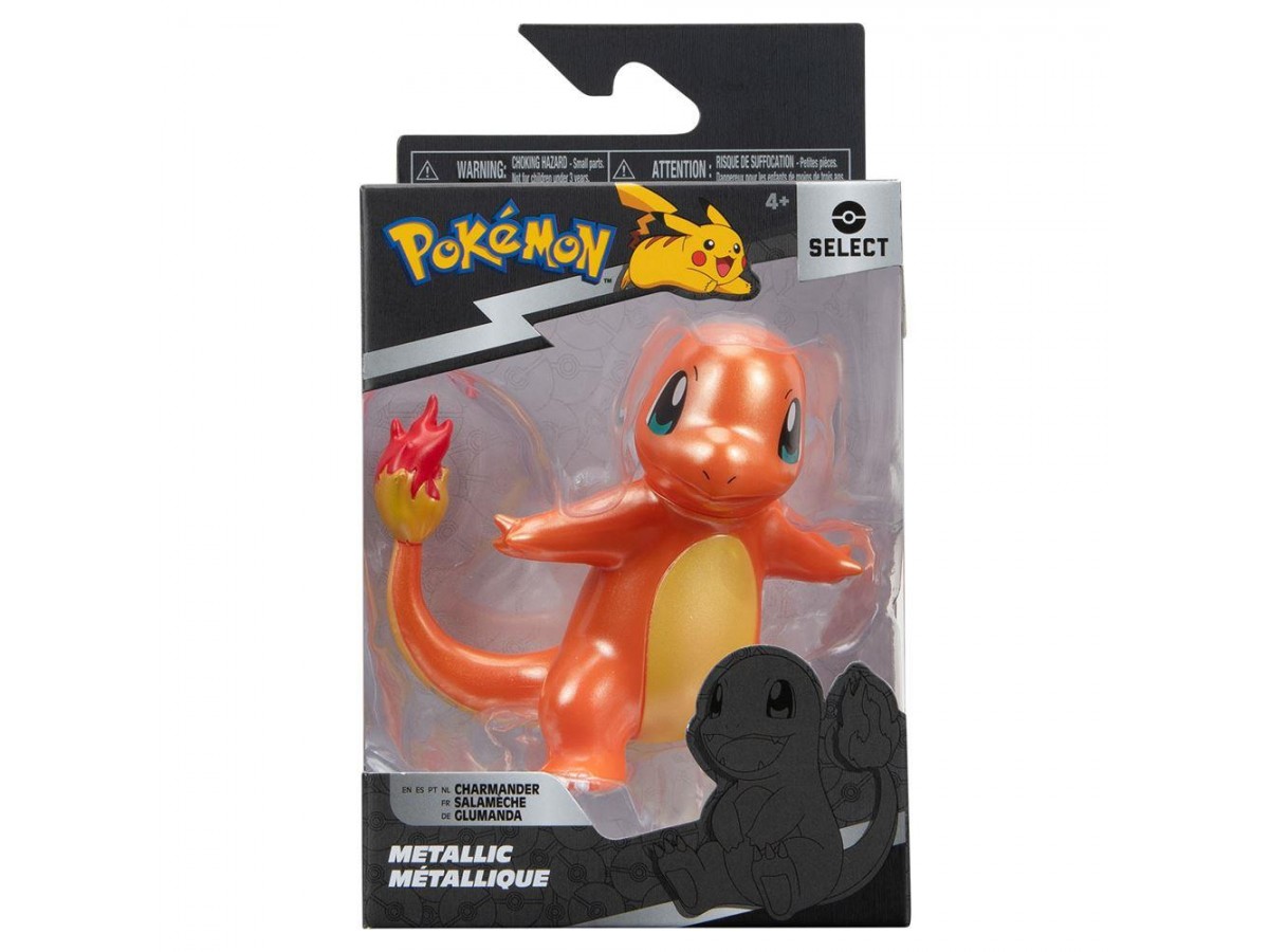 Jazwares Pokemon Select Series Charmander Metalik Figür 8 Cm